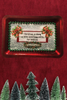 PLASTIC Tray Sparkly RED - CHRISTMAS IS DOING SOMETHING EXTRA FOR SOMEONE - HOLIDAY Wall Art Handmade Decoupaged Upcycled Metal Tray Gift - JAMsCraftCloset