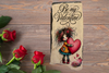 Antique West Virginia Roof Decoupaged BE MY VALENTINE - GIRL WITH HEART - Valentine/Love Theme Handmade Wall Art Unique Home Decor Gift- JAMsCraftCloset