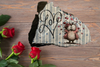 Antique West Virginia Roof Decoupaged LOVE - OWL WITH HEARTS - Valentine/Love Theme Handmade Wall Art Unique Home Decor Gift- JAMsCraftCloset