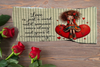 Antique West Virginia Roof Decoupaged LOVE - IS JUST A WORD - Valentine/Love Theme Handmade Wall Art Unique Home Decor Gift- JAMsCraftCloset