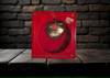 Teacher Vintage Metal Gloria Duchin Apple HAPPY CHRISTMAS Engraved With Floral Embellishment Gift Idea Unique &nbsp;- JAMsCraftCloset