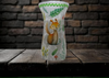 Glass VASE Decoupaged WOODLAND ANIMALS Nursery Decor Child's Room Decor Shelf Sitter Shabby Chic Victorian BoHo Decor Baby Shower Gift Idea - JAMsCraftCloset