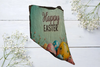 Antique West Virginia Roof Slate Decoupaged EASTER SLATE WALL ART Happy Easter Eggs - Handmade Unique EASTER Holiday Decoration Home Decor Gift - JAMsCraftCloset