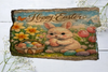 Antique West Virginia Roof Slate Decoupaged EASTER SLATE WALL ART &nbsp;Happy Easter Bunny Eggs in Basket Tulips Daffodils - Handmade Unique EASTER Holiday Decoration Home Decor Gift - JAMsCraftCloset
