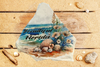 Antique West Virginia Roof Decoupaged BEAUTIFUL FLORIDA Beach Theme Handmade Wall Art Unique Beach Lake House Gift - JAMsCraftCloset
