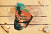 Antique West Virginia Roof Decoupaged FLORIDA SUNSETS Beach Theme Handmade Wall Art Unique Beach Lake House Gift - JAMsCraftCloset