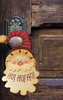 Santa Door Knob Hanger Ho Ho Ho Christmas Holiday Decor Gift Idea Discontinued - JAMsCraftCloset