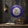 PLATE CHARGER PURPLE PLASTIC ROUND Decoupaged Hand Painted Upcycled Repurposed Wall Art NOTHING SMELLS BETTER THAN THE PERSON YOU LOVE Home Decor Wall Art Gift - JAMsCraftCloset