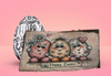 Antique West Virginia Roof Slate Decoupaged EASTER SLATE WALL ART Happy Easter - 3 Cute Eggs - Handmade Unique EASTER Holiday Decoration Home Decor Gift - JAMsCraftCloset