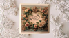Wood Wall Art Plaque YOU BELONG HERE RIGHT BESIDE ME Square Decoupaged Home Decor Gift Idea Positive Saying Wedding Gift - JAMsCraftCloset