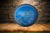 Galvanized Metal Round TRAY Farmhouse Country Shelf Sitter Wall Art BEGIN EACH DAY WITH A GRATEFUL HEART Handmade Decoupaged Gift Idea &nbsp;- JAMsCraftCloset