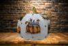 Styrofoam PUMPKIN Decoupaged and Hand Painted Shelf Sitter PUMPKIN PATCH FALL Decor Gift Idea Home Decor Unique - JAMsCraftCloset