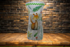 Glass VASE Decoupaged WOODLAND ANIMALS Nursery Decor Child's Room Decor Shelf Sitter Shabby Chic Victorian BoHo Decor Baby Shower Gift Idea - JAMsCraftCloset