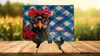 Antique Roof Slate Hand Painted DECOUPAGED - FLUENT IN FOWL LANGUAGE - WHIMSICAL HEN - Unique Country Farmhouse Wall Art Gift - JAMsCraftCloset