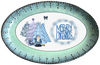 OVAL SHAPED Digital Graphic Design BLUE MERRY CHRISTMAS TREES AND SANTA Sublimation PNG SVG Christmas Decor ake House Sign Farmhouse Country Home Cabin Wall Art Decor Wreath Design Gift Crafters Delight - JAMsCraftCloset