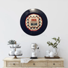 PLATE CHARGER NAVY BLUE PLASTIC ROUND DECOUPAGED Upcycled Repurposed Wall Art or Shelf Sitter RED WHITE BLUE 4TH OF JULY Decor Kitchen Decor Home Decor Wall Art Gift WEDDING - JAMsCraftCloset