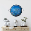 Galvanized Metal Round TRAY Farmhouse Country Shelf Sitter Wall Art BEGIN EACH DAY WITH A GRATEFUL HEART Handmade Decoupaged Gift Idea &nbsp;- JAMsCraftCloset
