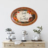 Hard Plastic OVAL TRAY Farmhouse Country Home Decor GATHER AND GIVE THANKS Wall Art Cottage Chic Kitchen Decor Bar Decor Victorian Decor Handmade Gift Idea &nbsp;- JAMsCraftCloset