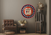 Plastic Round Star TRAY Farmhouse Country Patriotic AMERICA - LOVE IT OR LEAVE IT Wall Art HAPPY FOURTH OF JULY Cottage Chic Victorian Decor Handmade Gift Idea &nbsp;- JAMsCraftCloset