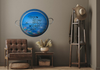 Galvanized Metal Round TRAY Farmhouse Country Shelf Sitter Wall Art BEGIN EACH DAY WITH A GRATEFUL HEART Handmade Decoupaged Gift Idea &nbsp;- JAMsCraftCloset