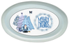 OVAL SHAPED Digital Graphic Design BLUE MERRY CHRISTMAS TREES AND SANTA Sublimation PNG SVG Christmas Decor ake House Sign Farmhouse Country Home Cabin Wall Art Decor Wreath Design Gift Crafters Delight - JAMsCraftCloset