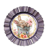 ROUND Digital Graphic Design EASTER BUNNY IN PAIL Sublimation Decoupage PNG SVG Country Farmhouse Sign Bedroom Child's Room Wall Art Decor Wreath Design Gift Crafters Delight HAPPY CRAFTING {{ JAMsCraftCloset }}