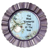 ROUND Digital Graphic Design THE MOST WONDERFUL TIME OF THE YEAR Christmas Gift First Home Sublimation PNG SVG Country Farmhouse Home Decor Wall Art Decor Gift Crafters Delight - JAMsCraftCloset