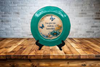PLATE CHARGER TEAL AQUA PLASTIC ROUND DECOUPAGED Upcycled Repurposed Wall Art or Shelf Sitter YOU GIVE ME ENDLESS BUTTERFLIES Home Decor Wall Art Gift WEDDING - JAMsCraftCloset