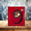 Teacher Vintage Metal Gloria Duchin Apple HAPPY CHRISTMAS Engraved With Floral Embellishment Gift Idea Unique &nbsp;- JAMsCraftCloset