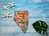Antique West Virginia Roof Decoupaged BEAUTIFUL SUNSETS ARE FREE IN FLORIDA Beach Theme Handmade Wall Art Unique Beach Lake House Gift - JAMsCraftCloset