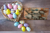 Antique West Virginia Roof Slate Decoupaged EASTER SLATE WALL ART 3 Bunnies Backs - Handmade Unique EASTER Holiday Decoration Home Decor Gift - JAMsCraftCloset