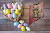 Antique West Virginia Roof Slate Decoupaged EASTER SLATE WALL ART &nbsp;Happy Easter Bunny With Blue Bow - Handmade Unique EASTER Holiday Decoration Home Decor Gift - JAMsCraftCloset