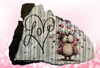Antique West Virginia Roof Decoupaged LOVE - OWL WITH HEARTS - Valentine/Love Theme Handmade Wall Art Unique Home Decor Gift- JAMsCraftCloset