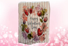Antique West Virginia Roof Decoupaged HAPPY VALENTINE'S DAY - FLORAL - Valentine/Love Theme Handmade Wall Art Unique Home Decor Gift- JAMsCraftCloset