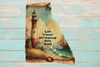 Antique West Virginia Roof Decoupaged LET YOUR DREAMS SAIL Beach Theme Handmade Wall Art Unique Beach Lake House Gift - JAMsCraftCloset