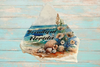 Antique West Virginia Roof Decoupaged BEAUTIFUL FLORIDA Beach Theme Handmade Wall Art Unique Beach Lake House Gift - JAMsCraftCloset
