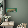 TRAY GREEN Plastic Rectangle Decoupaged Hand Painted Upcycled Repurposed Wall Art SPRING HAS SPRUNG Home Decor Decor Wall Art Gift - JAMsCraftCloset