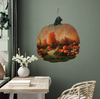 LARGE WOODEN PUMPKIN Handmade and Hand Painted Wall Art Shelf Sitter WELCOME TO OUR PATCH Decoupaged FALL Decor Gift Idea Door Decor Home Decor Unique - JAMsCraftCloset