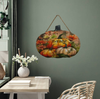 LARGE WOODEN PUMPKIN Handmade and Hand Painted Wall Art Shelf Sitter THANKFUL - PUMPKINS Decoupaged FALL Decor Gift Idea Door Decor Home Decor Unique - JAMsCraftCloset