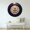 PLATE CHARGER NAVY BLUE PLASTIC ROUND DECOUPAGED Upcycled Repurposed Wall Art or Shelf Sitter RED WHITE BLUE 4TH OF JULY Decor Kitchen Decor Home Decor Wall Art Gift WEDDING - JAMsCraftCloset