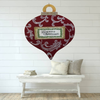 EXTRA LARGE RED WOODEN ORNAMENT Handmade and Hand Painted Wall Art Shelf Sitter MERRY CHRISTMAS Decoupaged Lace WINTER Decor Christmas Decor Gift Idea Door Decor Home Decor Unique - JAMsCraftCloset