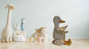 Wooden YELLOW DUCK With Movable Wings and Feet Hand Painted Hand Cut Handmade by my Dad Kitchen Decoration Wall Art Tier Tray Decor Nursery Bathroom Home Decor Folk Art Primitive Gift Idea Unique Farmhouse Country Decor - JAMsCraftCloset