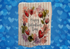 Antique West Virginia Roof Decoupaged HAPPY VALENTINE'S DAY - FLORAL - Valentine/Love Theme Handmade Wall Art Unique Home Decor Gift- JAMsCraftCloset