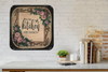 SQUARE METAL TRAY Kitchen Wall Art Shelf Sitter IN THIS KITCHEN WE DANCE Handmade Decoupage Upcycled Gift Idea - JAMsCraftCloset