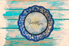 PLATE HARD PLASTIC ROUND DECOUPAGED Upcycled Repurposed Wall Art or Shelf Sitter SUMMER THEMED Decor Kitchen Decor Home Decor Gift WEDDING - JAMsCraftCloset