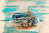 Antique West Virginia Roof Decoupaged BEAUTIFUL FLORIDA Beach Theme Handmade Wall Art Unique Beach Lake House Gift - JAMsCraftCloset