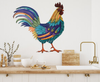 Wooden CHICKEN/HEN #15 Hand Painted Pen and Ink Handmade Kitchen Decoration Wall Art Tier Tray Decoration Home Decor Folk Art Primitive Gift Idea Unique - JAMsCraftCloset