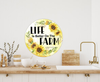 ROUND Digital Graphic Design LIFE IS BETTER ON THE FARM Sublimation PNG SVG Lake House Sign Farmhouse Country Home Cabin KITCHEN Wall Art Decor Wreath Design Gift Crafters Delight HAPPY CRAFTING - JAMsCraftCloset