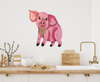 Wooden PIG 7 Hand Painted Hand Cut Pen and Ink Handmade Kitchen Decoration Wall Art Tier Tray Decoration Nursery Bathroom Home Decor Folk Art Primitive Gift Idea Unique Farmhouse Country Decor - JAMsCraftCloset