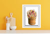 DIGITAL GRAPHIC DESIGN-Country-Floral-Vintage WOODEN BUCKET 1 Peach Rust Roses-Sublimation-Download-Digital Print-Clipart-PNG-SVG-JPEG-Crafters Delight-Digital Art - JAMsCraftCloset